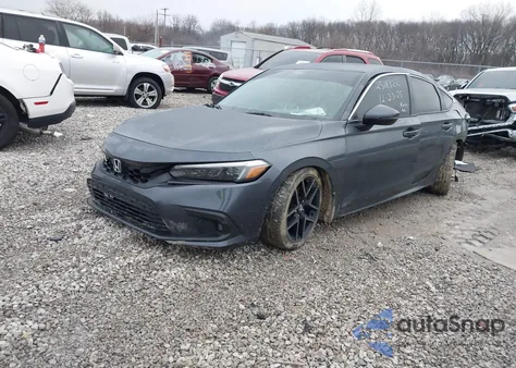 2022 Honda Civic Sport Touring z USA, uszkodzony, nr VIN 19XFL1H85NE016467